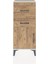 Arges Komodin Tek Raflı 2 Çekmeceli Tek Kapaklı 44X30X106 Aytaşı-Çam 1