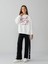 Yeni Sezon Bisiklet Yaka Fiyonk Baskılı Kız Çocuk Sweatshirt 2