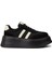 Kadın Siyah Hakiki Süet Platform Sneaker - E8031ZSYHC01 1