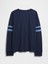 Erkek Çocuk Lacivert Vintage Soft Relaxed Varsity T-Shirt 2