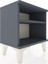 Arges Komodin Tek Raflı 44X30X48 Çam-Çam 5