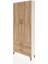 Arges Dolap 4 Raflı 2 Çekmeceli 2 Kapaklı 88X30X221 Aytaşı-Çam 3