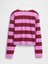 Kız Çocuk Lila Oversized Rugby Polo T-Shirt 3