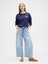Kadın Lacivert Relaxed Gap Logo Sweatshirt 4