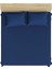 %100 Pamuklu Lacivert 200X200+2*(50X70) Battal Boy Lastikli Çarşaf Takımı 1