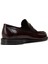 Erkek Hakiki Deri Bordo Loafer Ayakkabı - 02000MBRDM01 3