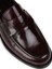 Erkek Hakiki Deri Bordo Loafer Ayakkabı - 02000MBRDM01 5