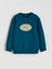 Yeni Sezon Bisiklet Yaka Baskılı Erkek Çocuk Sweatshirt 1