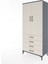 Hyperion Dolap 4 Raflı 4 Çekmeceli 2 Kapaklı 88X44X195 Antrasit-Aytaşı 3