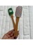 Yılbaşı Temalı Mini Ikili Yeşil Silikon Spatula Ahşap Saplı 2