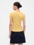 Kadın Sarı Pointelle Crewneck T-Shirt 5