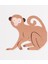 - Monkey Die Cut - Peçeteler - 16&apos;lı 1