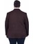 Mocgrande Erkek Büyük Beden 4 Drop Blazer Şönili Ceket 500602 Kahverengi 4