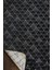 Munera Modern Antrasit Yıkanabilir Polyester,pamuk Makine Halısı 4
