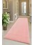 Yumuşak Dokulu Tüylü Makinede Yıkanabilir Kaymaz Taban Peluş Halı, Pembe 5