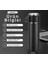 Üç Bardaklı Termos- Paslanmaz Çelik - Vacuum Flask Set- 12 Saat Sıcak ve Soğuk Korumalı 3