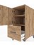 Kronos Komodin 2 Raflı Tek Çekmeceli Tek Kapaklı 44X59X96 Çam-Çam 5