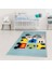 Mouse Lisanslı Karakter BASKILI%100 Halı, Çok Renkli, 80X120 cm 3