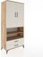 Hyperion Dolap 5 Raflı 2 Çekmeceli 2 Kapaklı 88X44X195 Çam-Aytaşı 2