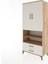 Hyperion Dolap 5 Raflı 2 Çekmeceli 2 Kapaklı 88X44X195 Çam-Aytaşı 3