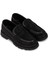 Kadın Siyah Taşlı Loafer Ayakkabı - KA515ZSYHE01 4