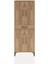 Arges Dolap 3 Raflı Tek Çekmeceli 4 Kapaklı 60X30X163 Çam-Çam 1