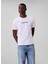Calvın Kleın Erkek Marka Logolu Organik Pamuklu Günlük Kullanıma Uygun Beyaz T-Shirt LV04RC858G Yaa 3