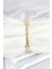 Pirinç Gold Renk Zincir Model Zirkon Taşlı Kadın Bileklik - TJ-BB8029 2