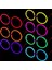 Glow Stick Yuvarlak Gözlük - Glow Partisi Gözlükleri - Glow Stick Gözlük 12 Adet (4172) 1