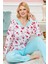 Bayan Uzun Kollu Pijama Takımı Model No 7579 2