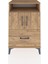 Hyperion Komodin 2 Raflı Tek Çekmeceli 2 Kapaklı 60X44X96 Çam-Çam 1