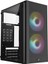 Frısby FC-8970G 300W 2x Raınbow Fan Mını Tower Gaming Siyah Kasa 1