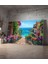 Kanvas Tablo Denize Huzura Açılan Pembe Çiçekli Merdivenler Dekoratif Kanvas Tablo 30 x 40 1