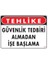 Iş Güvenliği Uyarı Levhası 25X35 KOD:414 1