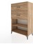 Hyperion Dolap Tek Raflı 2 Çekmeceli 88X44X134 Çam-Çam 3