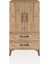 Arges Komodin 2 Raflı 2 Çekmeceli 2 Kapaklı 60X30X106 Çam-Çam 1