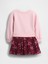 Kız Bebek Açık Pembe Vintage Soft Sweatshirt Elbise 3