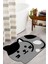 Sevimli Kedicik Desenli Kaymaz Banyo Paspası Ikili Set, 40X60 ve 60X100 Boyutlu 2