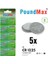 1225 CR1225 DL1225 3 V Lityum Düğmeli Piller (5&apos;li Paket) 2