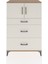 Hyperion Dolap Tek Raflı 3 Çekmeceli 2 Kapaklı 88X44X134 Çam-Aytaşı 1