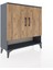 Arges Şifonyer 3 Raflı 2 Kapaklı 88X30X96 Antrasit-Çam 2