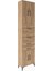 Arges Dolap 3 Raflı 4 Çekmeceli 4 Kapaklı 60X30X243 Çam-Çam 2