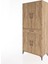 Hyperion Dolap 4 Raflı Tek Çekmeceli 4 Kapaklı 88X44X195 Çam-Çam 3