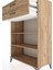 Hyperion Dolap 2 Raflı 2 Çekmeceli 88X44X134 Çam-Çam 5