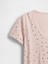 Kadın Açık Pembe V Yaka Grafik T-Shirt 3