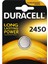 Duracell Yuvarlak Düğme Pil 2450 3 Volt 1