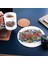 Simgeleri Tasarımlı Kupa Fincan ve Mouse Pad Seti 20 x 20 cm 1