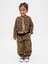Kız Bebek Kahverengi Leopar Horseshoe Jean Pantolon 1