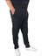Erkek Battal Büyük Beden Bel Kemerli Kordonlu Lastikli 3 Cepli Duble Paça Pike Kumaş Spor Model Bol Rahat Kalıp Jogger Pantolon 2