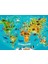 132874 150 Parçalı Puzzle Hayvanlı Harita, Renkli 3